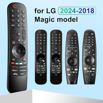 Universal for LG-TV-Magic-Remote-Control-Replacement UHD OLED QNED NanoCell MiniLED C1 C2 C3 C4 4K 8K Smart TVs,MR23GA with Pointer and Voice Function 2018-2024