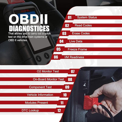 Autel MaxiDiag MD806 OBD2 Scanner, ABS SRS Engine Transmission 4 Systems Diagnostic Scan Tool, 7 Hot Service as MD808 Pro, Oil Reset D-P.F, EPB SAS BMS Throttle A/F, Up of MD805 MD802, Free Update