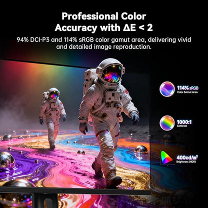 KTC 24.5 Inch 240Hz Gaming Monitor, FHD 1080p Fast IPS Computer Monitor, 1ms with Adaptive-Sync, HDR400, HDMI x2, DPx1, VESA Mount, Tilt/Pivot/Height Adjustment, H25T7-3