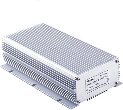 Cllena DC 24V to 12V 100A 1200W Waterproof Buck Transformer Power Supply