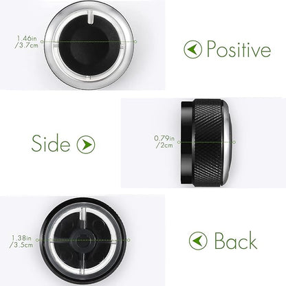 Frienda 6 Pcs Climate Ac Heater Control Knob Blower Fan Control Knob Replacement Ac Switch Heater Blower Fan Button Compatible with Accessories Replacement Compatible 2005-2015