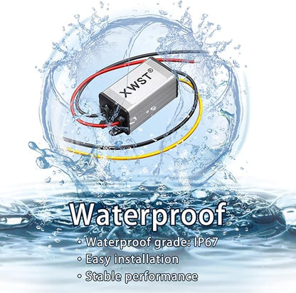 DC to DC 24V to 12V Step Down Voltage 12Volts Regulator Buck Converter Output 1A 12W Power Converter Module (1A)