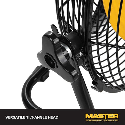 Master Professional 12 inch High Velocity Powerful Direct Drive Steel Floor Fan