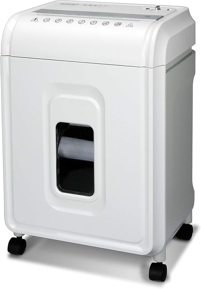 Aurora AU1480MA Professional Grade 14-Sheet Micro-Cut Paper and CD/Credit Card Shredder/ 30 Minutes Continuous Run Time, White/Gray