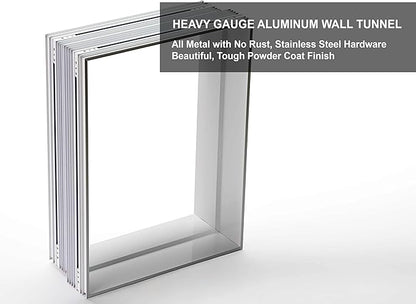 Power Pet, Fully Automatic Pet Door, Large, Wall Mount, by High Tech Pet Brand. Pet Operated, Air-Tight, Quick, Quiet Operation, Assembled in USA with USA Customer Service
