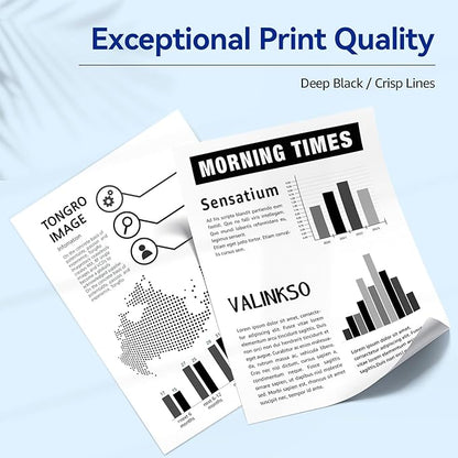 Valinkso TN830XL Toner for Brother Printer 4 Pack Compatible for Brother TN830 TN-830XL TN830XL/V/R for HL-L2460DW DCP-L2640DW MFC-L2820DW HL-L2405W MFC-L2807DW MFC-L2900DW Printers (Black)