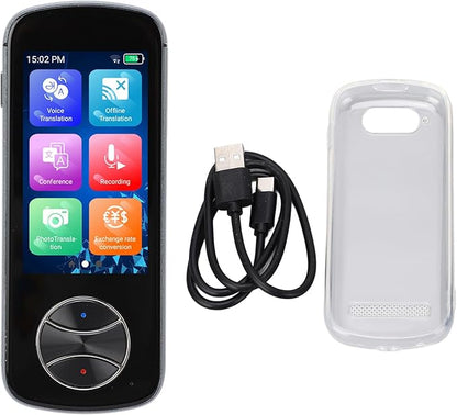 Multi Language Voice Translator Device, 3.0in Touch Screen, Offline Photo Translation - Real Time Speech Recognition, Instant Language Communication, Travel and Business Use