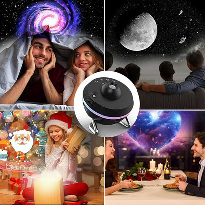 Galaxy Projector for Bedroom, 13 in 1 Planetarium Projector with Meteor Effect, LED Space Galaxy Lamp, Night Lights Room Decor for Kids Adults Birthdays Christmas Gifts