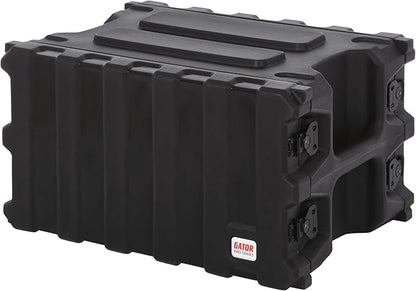 Gator Cases Pro Series Rotationally Molded 6U Rack Case with Shallow 13" Depth, Made in USA (G-PRO-6U-13)