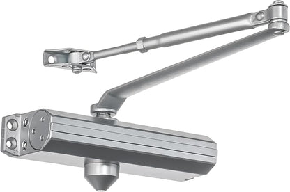 Dynasty Door Closer Adjustable Spring Size 3-6 Hydraulic Automatic Door Closer Series 1636 (Aluminum)