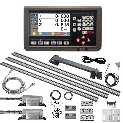3 Axis DRO Digital Readout Magnetic Scale DRO Display Kit CNC Milling Lathe,DIY Travel Length