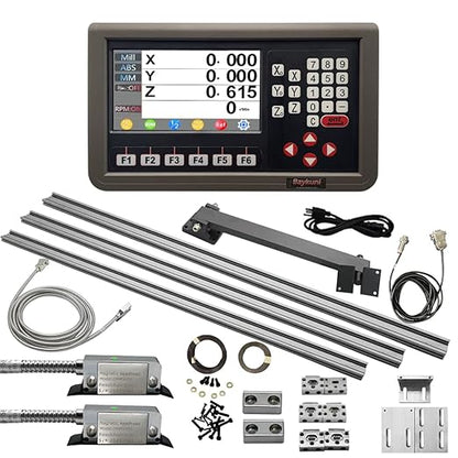 3 Axis DRO Digital Readout Magnetic Scale DRO Display Kit CNC Milling Lathe,DIY Travel Length