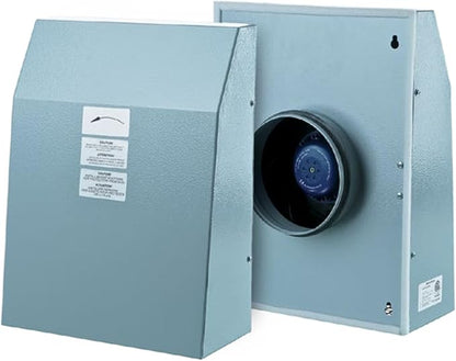 VENTS-US VCN 125 - Wall Mounted Outdoor Exhaust Ventilation Fan Compatible with 5 Inch Duct Diameter - 248 CFM