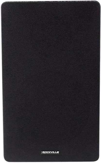 Rockville Pair RockShelf 64B V2 400W Black 6.5" Bookshelf Speakers, 4 Ohm, Kevlar Woofers, Silk Dome Tweeter, Wall-Mountable, for Home Theater and Music Enthusiasts