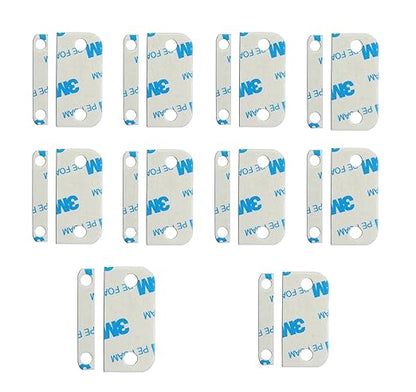Replacement Adhesive for Ring Alarm Contact Sensors & Magnets (2nd Gen) – Double-Sided Mounting Tape for Secure Installation, Pack of 10 Sensor Pads & 10 Magnet Pads, Pre-Cut, No Cutting Needed