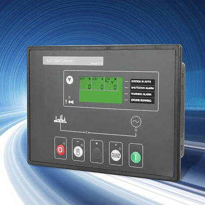 Generator Electronic Controller Module Control Panel with 132 x 64 Pixel LCD Display Compatible with DSE5110, Features Maintenance Cycle Reminders and Remote Network Monitoring