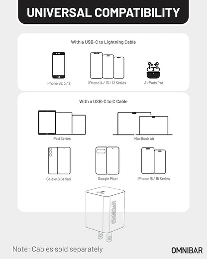30W USB C Charger,GaN Fast Wall Charger Block,PD3.0 PPS USB-C Power Adapter for Google Pixel 9/9 Pro/9 Pro XL/8/8a/8 Pro/iPhone 16/15/14/13 and More Series, Galaxy, iPad, Compatible with MagSafe