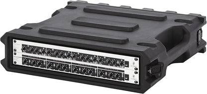 Gator Cases Pro Series 2U Rack Case with Standard 19" Depth, Roto Molded Made in USA (G-PRO-2U-19)