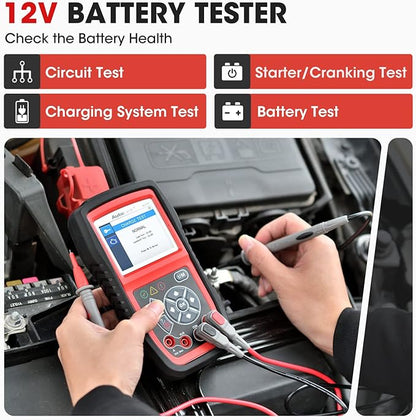 Autel AL539B OBD2 Scanner, 3-in-1 Code Reader Battery Tester Avometer for 12 Volts Batteries, Full OBDII Diagnosis and Circuit Starting & Charging Systems Test, All Enhanced Ver. of AL519 AL539