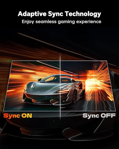 KTC 27 Inch Gaming Monitor 200Hz, 1440P Monitor with Speakers, Up to 210Hz Computer Monitors Fast IPS 1ms, 131% sRGB, Adaptive Sync, Tilt/Swivel/Pivot/Height Adjustment, HDMI DisplayPort, White H27T6