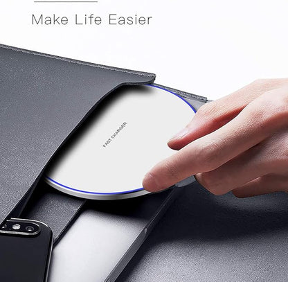 20W Fast Wireless Charger Pad,Wireless Phone Charging Station Compatible with iPhone 16/15/14/13/12/11/SE/X/AirPods,Fast Charge for Samsung Galaxy S25/S24/S23/S22/Note/Buds/Buds +,Pixel,LG