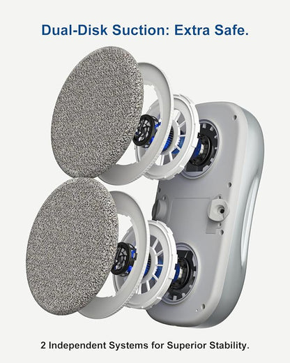 JSDROBOT S9PRO Window Cleaning Robot,Window Cleaner Robot with Portable Station Suitable for Stubborn Stains Intelligent Path Planning Automatic Dual Water Spray Edge Detection