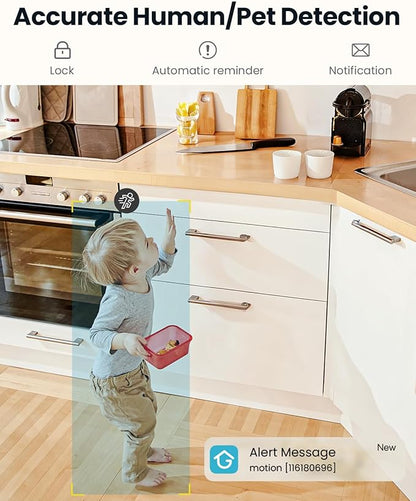ieGeek 2K Indoor Security Camera, 5G/2.4G WiFi Pet Cameras for Home Security, 360° Dog Cam w/Auto Tracking, Smart Motion Detection, Phone App, Baby Monitor, 3MP Night Vision, Works with Alexa(2 Pack)