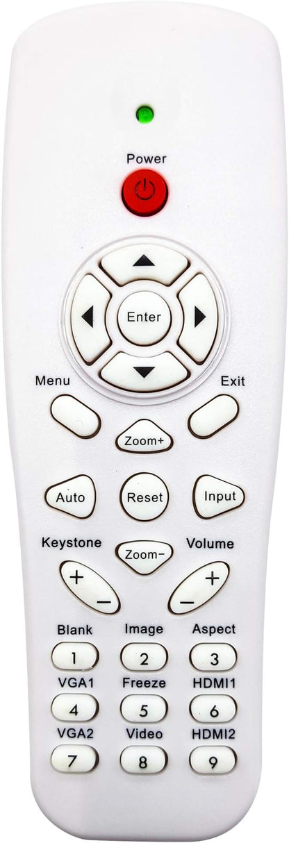 INTECHING BR-3080N Projector Remote Control for Optoma ZH400UST, ZH500UST, ZU500UST, ZW300UST, ZW300USTi, ZW310ST