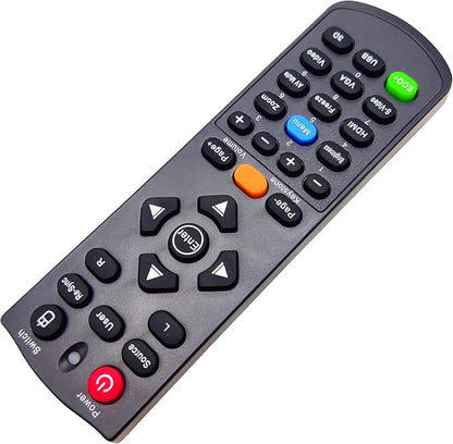 INTECHING BR-5043N Projector Remote Control for Optoma DS328 DS330 DW326e DX326 DX328 DX330 DX5100 EH501 EW420 GT760 GT760A H100 H180X S302 S303 W303 W303ST W501 X301 X302 X303 X305ST X501