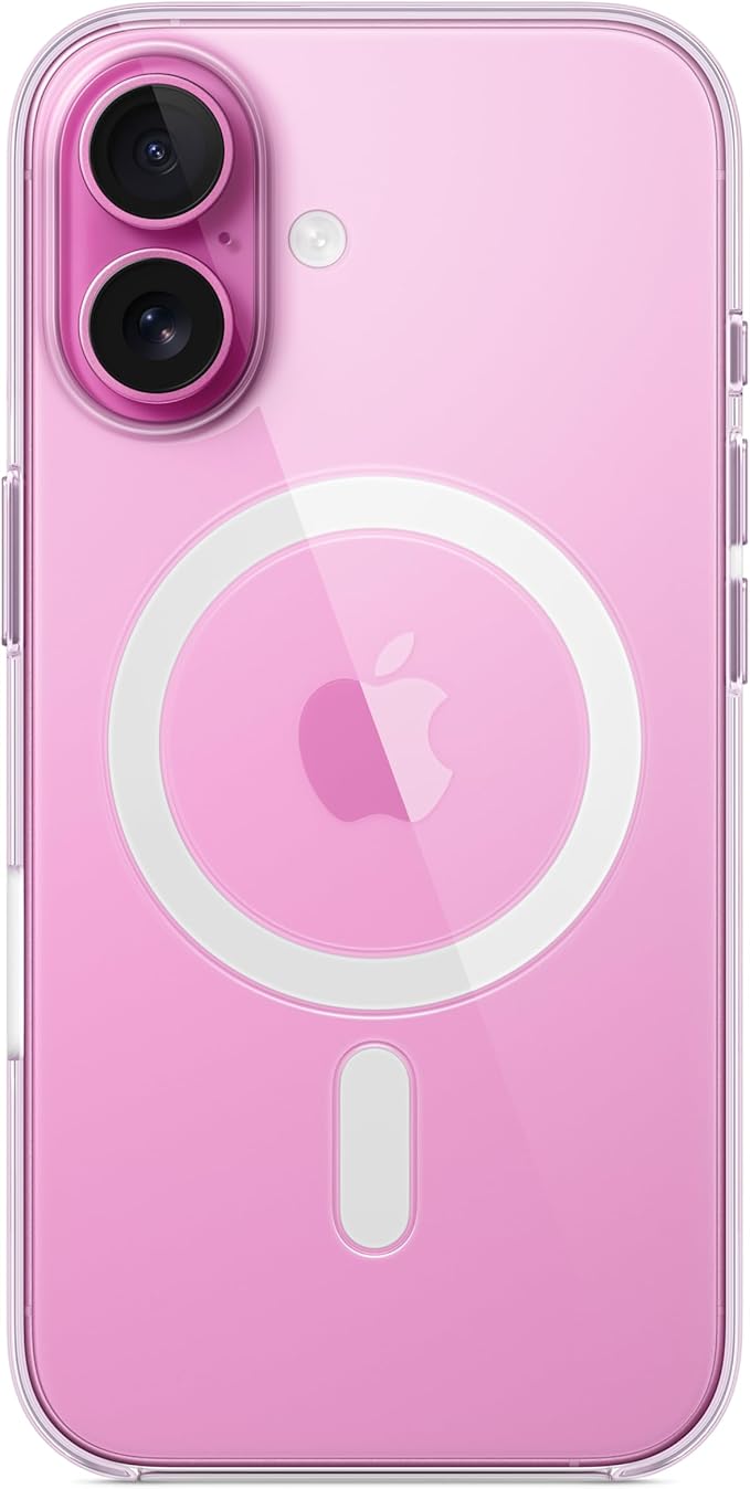 Apple iPhone 16 Clear Case with MagSafe and Camera Control: Lightweight Phone Case, Wireless Charging Compatible, Smooth Glossy Finish