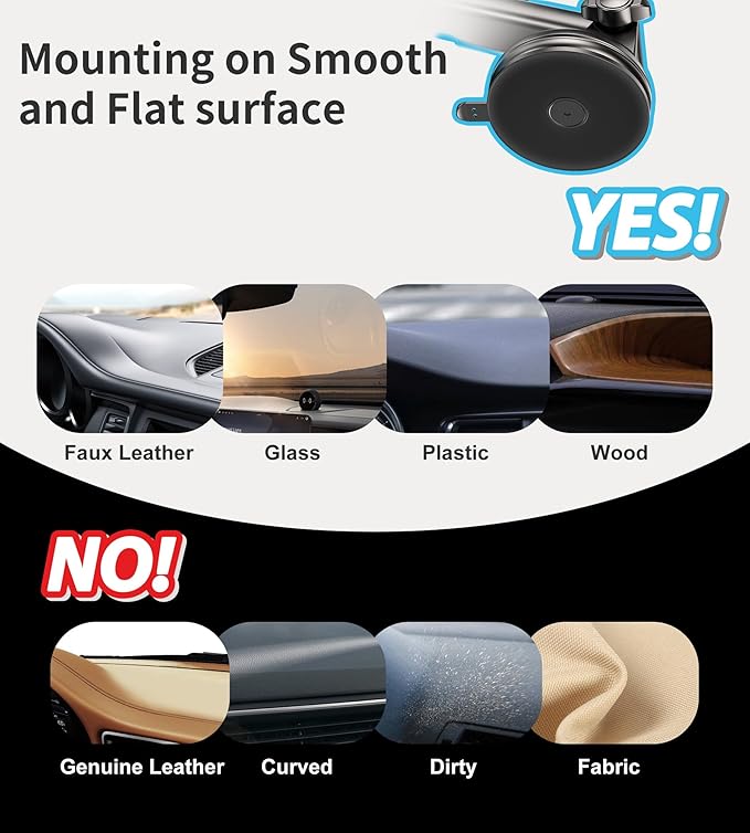 for Mag-Safe Car Mount Charger Dash Vent Windshield Wireless Car Charger with LED Light, Strong Magnetic Phone Holder for Car for iPhone 16 15 14 13 12 Series(Cyan)