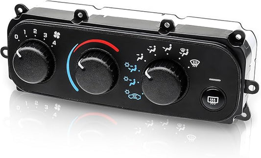 599-149 HVAC Climate Control Module Compatible with 2001-2006 Chrysler Sebring and 2001-2006 Dodge Stratus AC Heater Control Panel Switch, 599149 Air Conditioning Temperature Control Head Unit