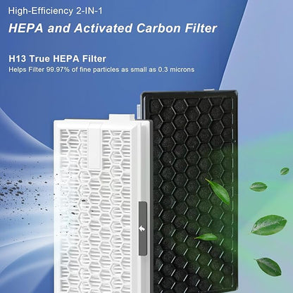 Pymin Upgraded 3 Packs HEPA Replacement Filters Compatible with Miele AirClean SF-HA 50 Filter for Vacuum Model S4, S5, S6, S8, S8000, S8999, S6000, S6999, S5000, S5999, S4000, S4999, Complete C2 & C3