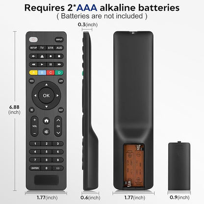 Universal-TV-Remote-Control Compatible with Samsung/LG/Vizio/Hisense/Sony/Philips/Onn/Sharp/RCA/Element/Westinghouse/Sanyo/Emerson TV and More Brand Smart TVs