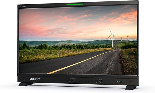 LILLIPUT Q28-VBP 28" 12G-SDI 12G-SDI and 4K HDMI 2.0 Professional Production Studio Monitor (V Mount) Quad-Split Multiview Display HDR and 3D-LUT Support
