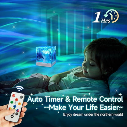 Northern Lights Projector Valentines Day Gifts for Her/Him, 18-Color Sunset Lamp Galaxy Projector Aurora Light Projector for Bedroom,Mood Lighting Room Lights,Cute Stuff Game Room Decor for Teen Girls