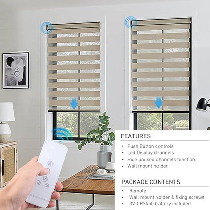 Replacement Remote for Roller Blinds - 5-Channel Compatible with Rollerhouses ERB22/ERB25/EY1612/EY2512 Motors - NOT Universal (Verify Your Original Controller Before Purchase)