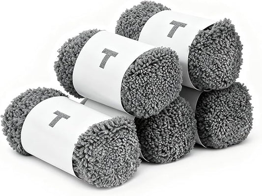 HIXZAP 10 Pieces Microfiber Replacement Pads for X1 Window Cleaners, Reusable, Machine Washable