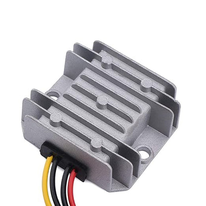 MGGi DC/DC Voltage Reducer Converter 12V 24V Step Down to 6V 10A 60W, Power Supply Module Buck Transformer, Waterproof, for Golf Cart, Forklifts, Car