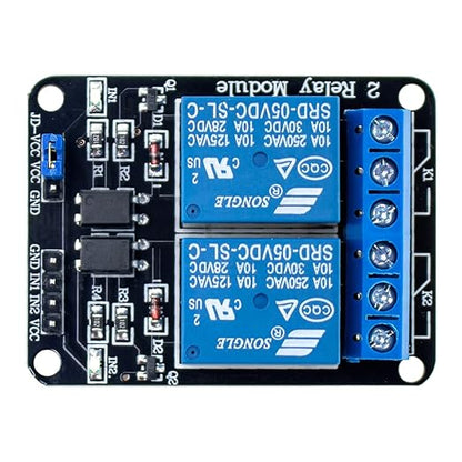 Hosyond 6Pack 2 Channel DC 5V Relay Module with Optocoupler Relay Board for Arduino Raspberry Pi MEGA2560