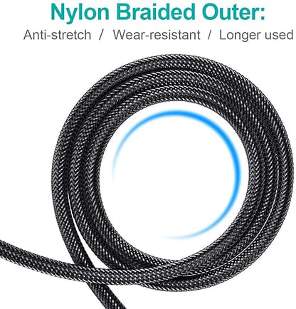 EMK 90 Degree Toslink Optical Cable 360 Degree Free-Rotating Plug Fiber Optic Cable S/PDIF Toslink Male to Male for Home Theater, Sound Bar, TV, PS4, Xbox,Grey (50ft/15m)