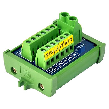 Screw Mount 30Amp 48V 2x6 Position Screw Terminal Block Distribution Module