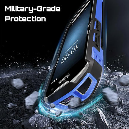 TC51 TC52 TC56 TC57 TC510K Case with Hand Strap - Protective & Ergonomic for Zebra Handheld Barcode Scanners SG-TC5X-EXO1-01 SG-TC5X-EXONHS-01 (Blue)