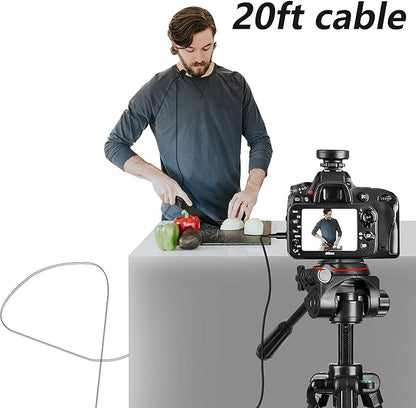 Nicama LVM1 Lavalier Lapel Microphone with Windscreen Muff for DSLR Camera Canon Nikon Camcorder Zoom TASCAM Audio Recorder Smartphone PC