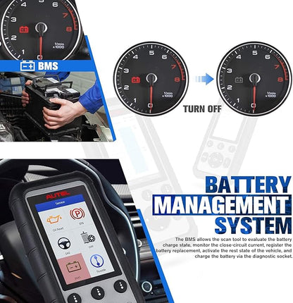 Autel MaxiDiag MD806 OBD2 Scanner, ABS SRS Engine Transmission 4 Systems Diagnostic Scan Tool, 7 Hot Service as MD808 Pro, Oil Reset D-P.F, EPB SAS BMS Throttle A/F, Up of MD805 MD802, Free Update