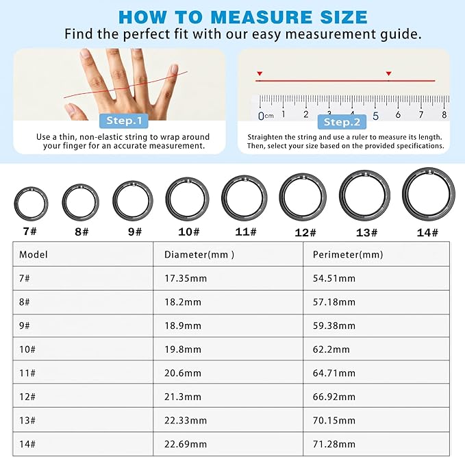 S SECRETTOP Fitness Tracker Smart Ring for Men Women – Sleep & Heart Rate Monitor, Health Activity Tracker, Step Counter, Calorie Pedometer, No Subscription Required (Black 11)