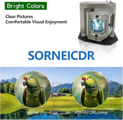 SORNEICDR BL-FU240A/SP.8RU01GC01/BL-FU190E/SP.8VC01GC01 Replacement Projector Lamp Bulb Compatible with Optoma DH1011 EH300 HD25-LV HD131X HD2500 HD30 HD30B HD25 HD131Xe HD131XW VDHDNUE Projectors