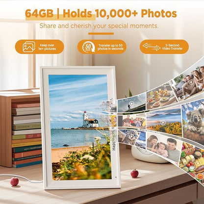 Callsky-Tech 15.6 Inch Digital Calendar - Full HD IPS Smart Touchscreen Family Planner with Octa Core & 64GB, offering an Anti-Glare Electronic Calendar, Chore Chart, and Multi-Sync—Perfect Gift for Home & Family