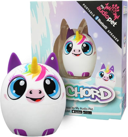 My Audio Pet Mini Bluetooth Animal Wireless Speaker for Kids of All Ages - True Wireless Stereo – Pair with Another TWS Pet for Powerful Rich Room-Filling Sound (UniCHORD)