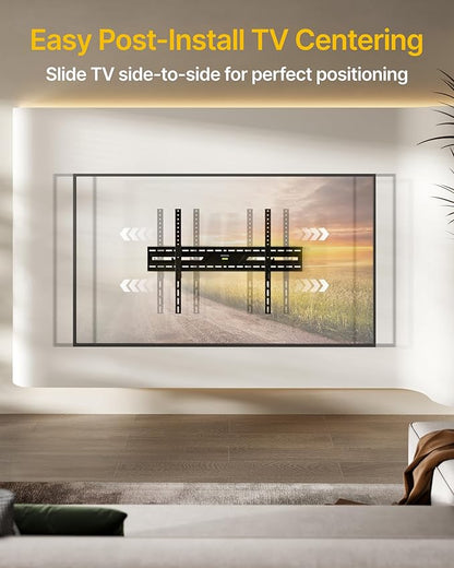 monTEK 15°Full Tilting TV Wall Mount for 50-100 inch Large TVs up to 220 LBS & 900x600mm Vesa, Effortless Tilt & Lock Heavy Duty TV Wall Mount Fits 32″/24″/18″/16″ Wood Studs TM1005W-LT